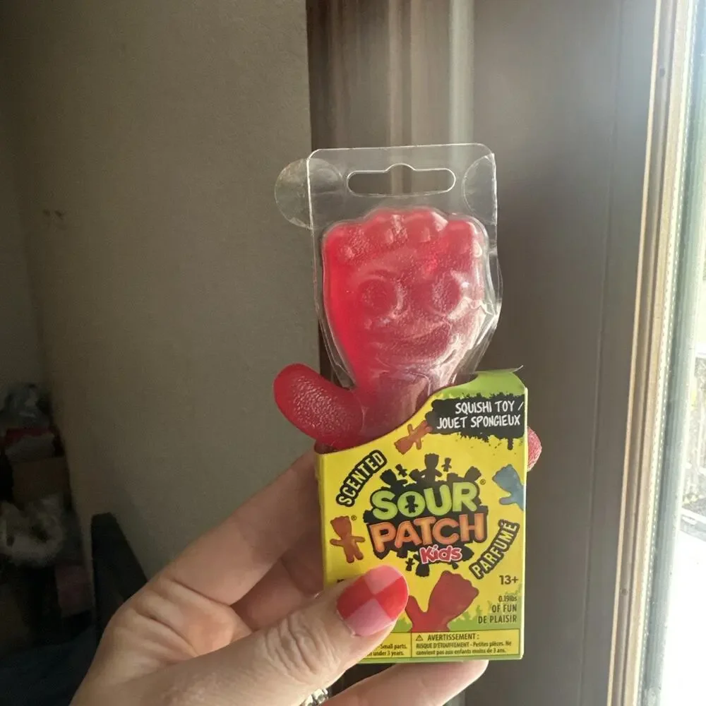 NEW SCENTED SOUR PATCH KIDS SQUISH TOY SQUISHY Red Cherry SCENT Smell 5”